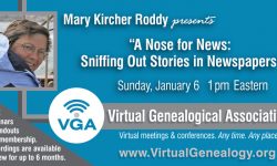 Details for the January 6th webinar with Mary Kircher Roddy