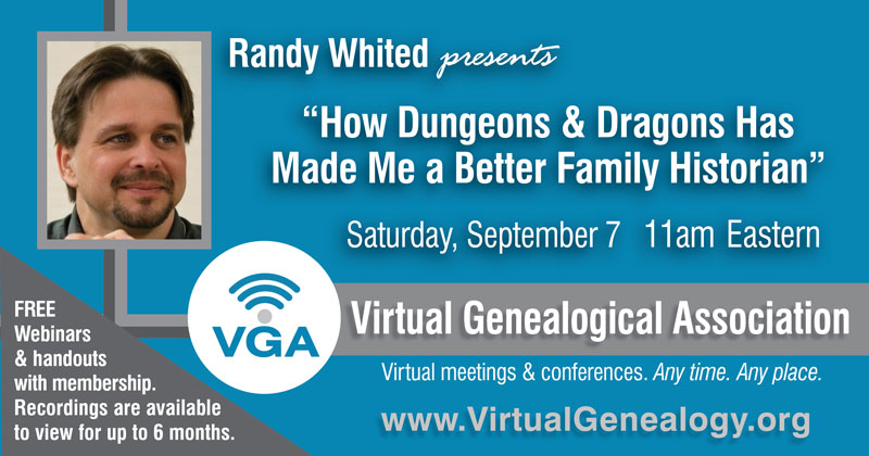 Date and time for Randy Whited's September 7th Webinar.