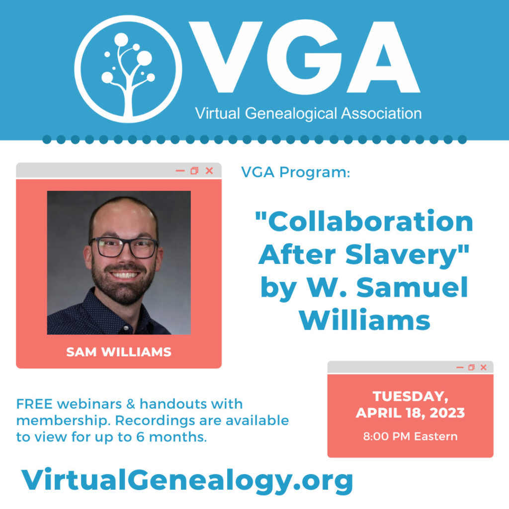 VGA 2023 Speaker: Sam Williams